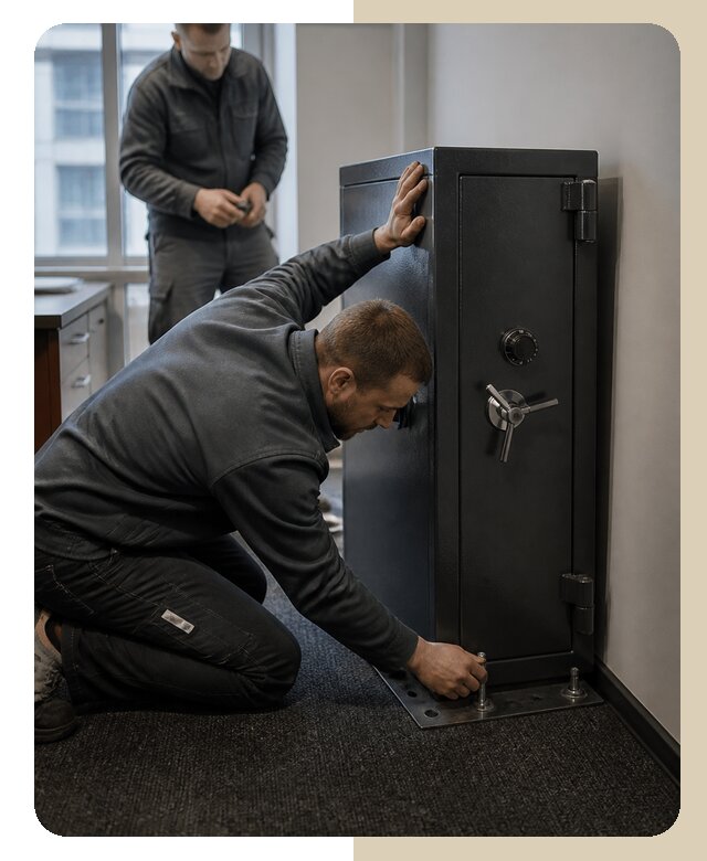 Установка сейфа в офисе в Камне-на-Оби от 5583 р. | Дверной